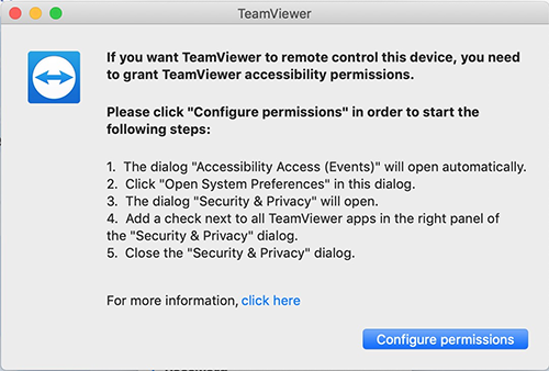 teamviewer quicksupport for mac